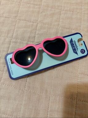 Babiators Pink Heart Sunglasses with Black Lenses